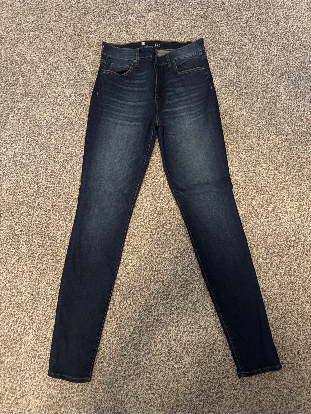 Kut from the Kloth Dark Indigo Skinny Jeans - Mia High Rise Skinny